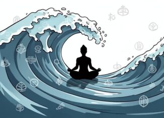 волны буддизм препятствия медитация гнев раздражение практика