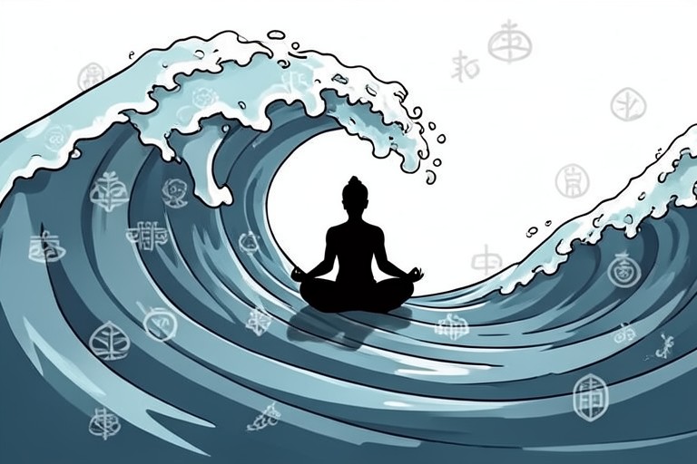 волны буддизм препятствия медитация гнев раздражение практика