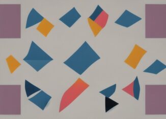 абстрактная композиция символизирующая освобождение от желаний и достижение внутреннего покоя